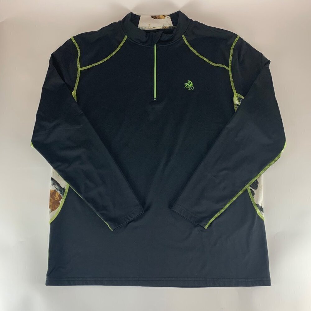 Legendary Whitetails Black Athletic Pullover Mens Large